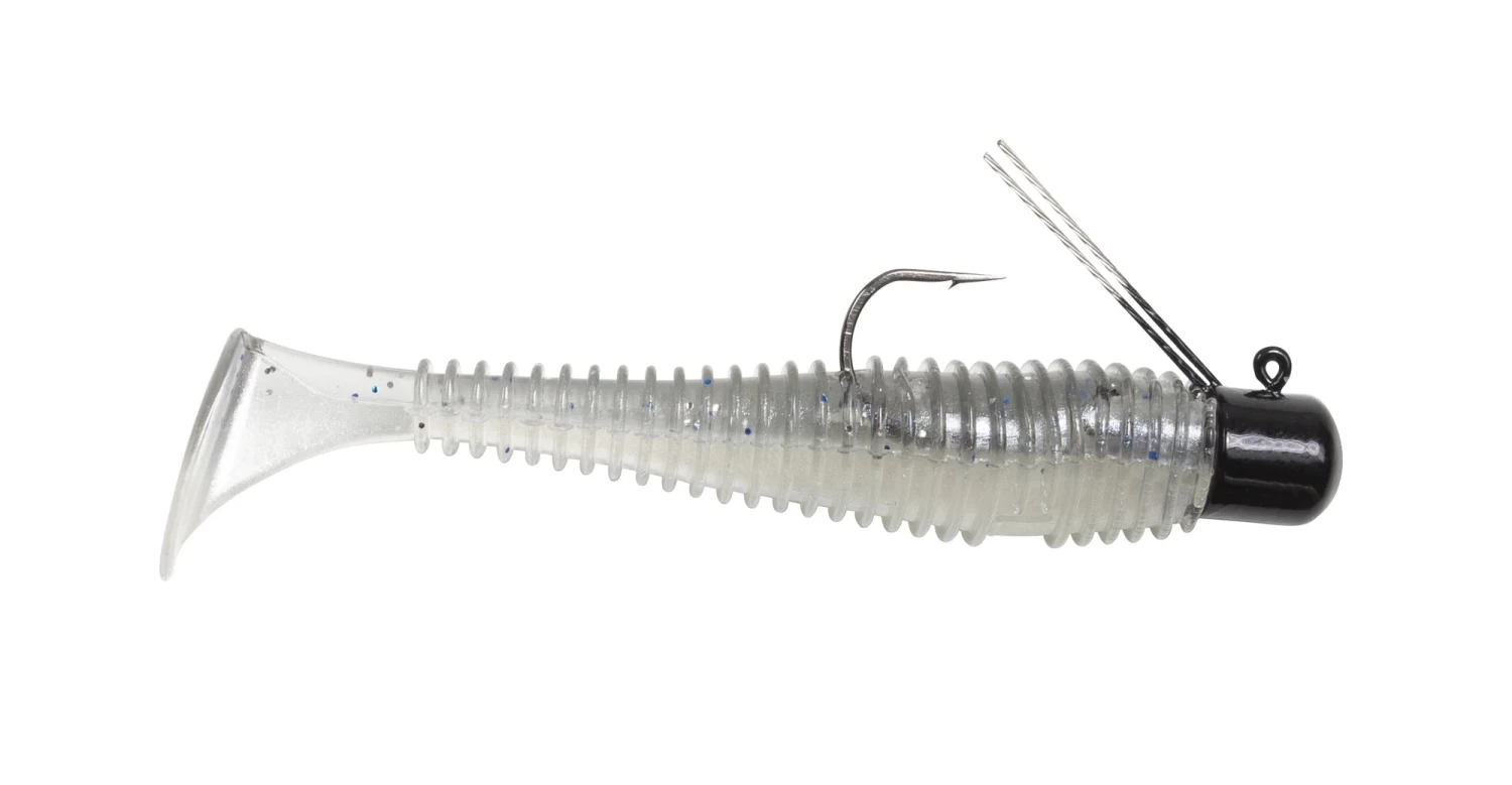 Lunkerhunt Pre-Rigged Finesse Swimbait 3 Inch Paddle Tail Swimbait - Image 6