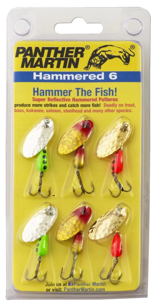 Panther Martin Hammered 6 Pack Spinner Kit
