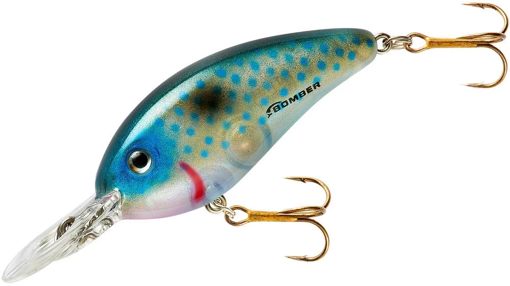 Bomber Fat Free Shad Guppy 2 3/8 Inch Shallow-Medium Diving Crankbait - Image 5