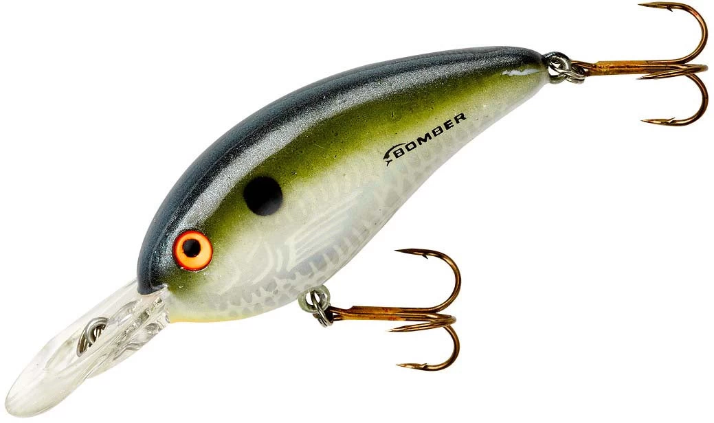 Bomber Fat Free Shad Guppy 2 3/8 Inch Shallow-Medium Diving Crankbait - Image 7