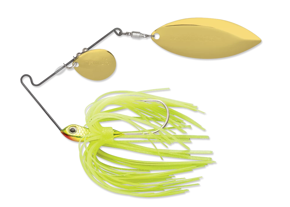 Terminator Super Stainless Spinnerbait Colorado Willow 3/8 Oz. - Image 6