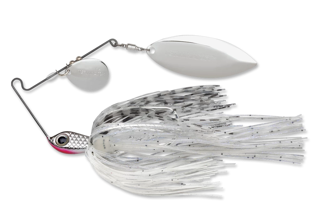 Terminator Stainless Pulse Skirt Spinnerbait Colorado Willow 3/8 Oz. - Image 4