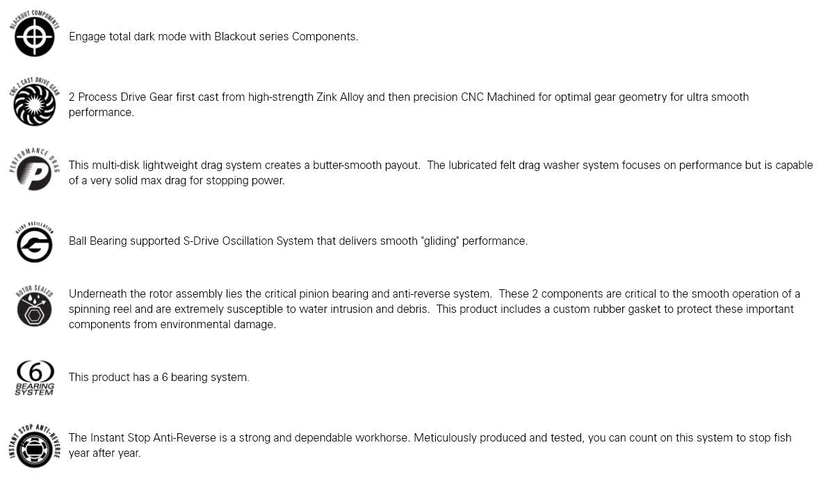 13 Fishing Kalon Blackout Spinning Reel - Image 8