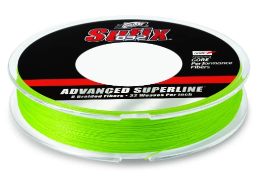 Sufix 832 Advanced Superline Braided Fishing Line 150 Yards Neon Lime - Image 2