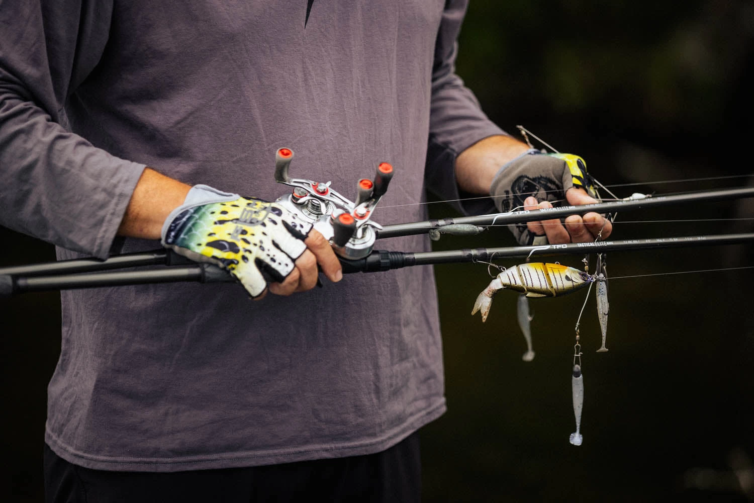 Temple Fork Outfitters Tactical Elite Bass Swimbait Casting Rods - Image 8